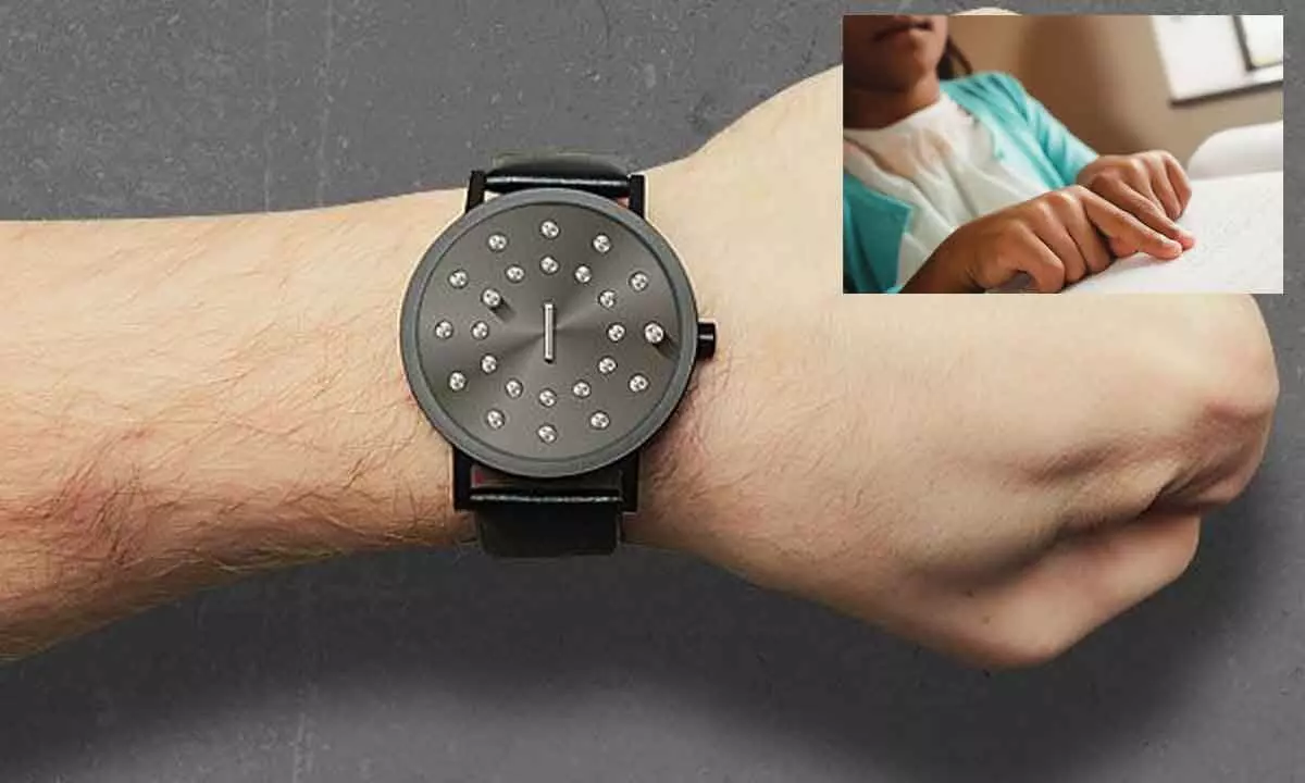 Haptic smartwatch for visually impaired developed