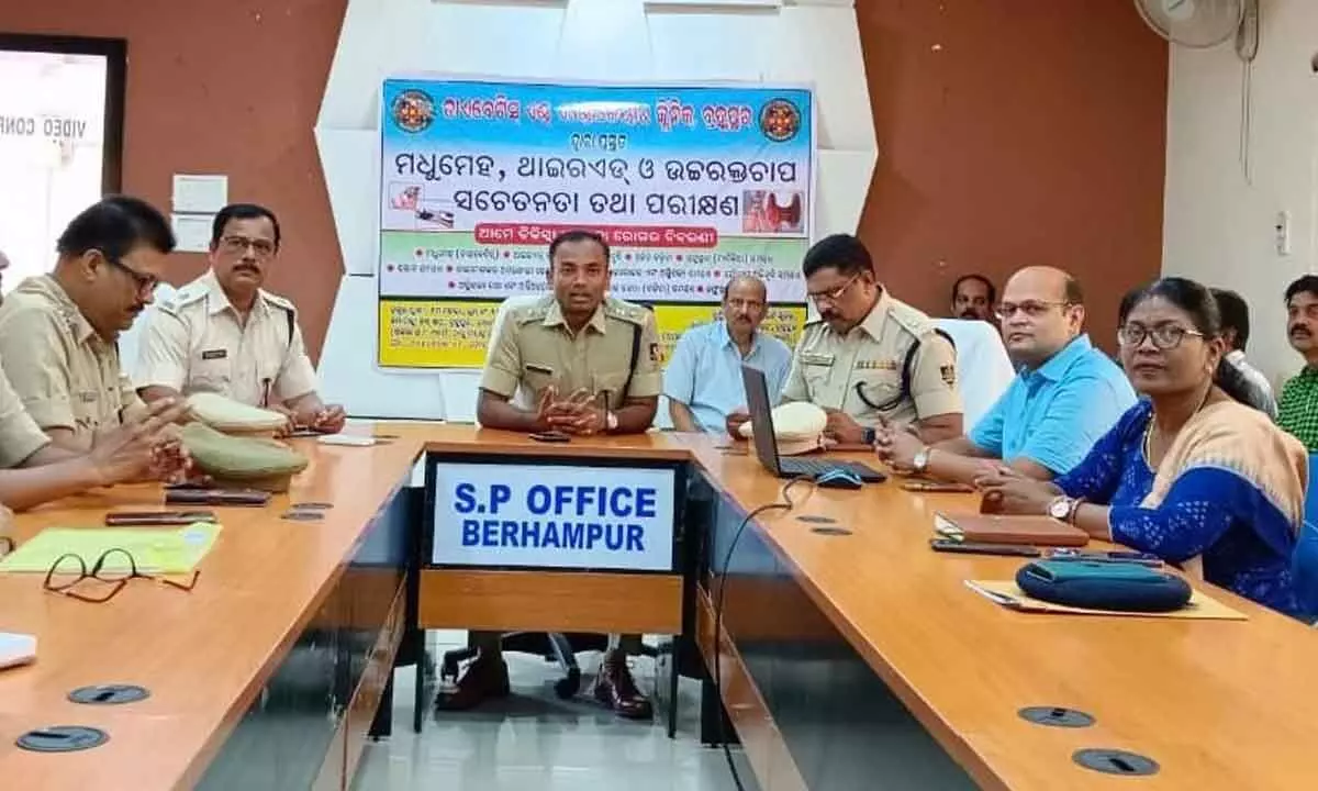 Berhampur SP urges staff to be fit
