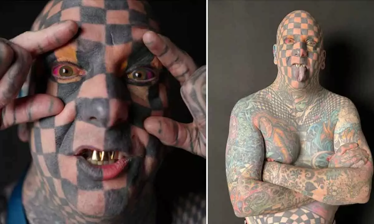 Meet Lucky Diamond Rich Worlds Most Tattooed Man Who Holds a Guinness  Record