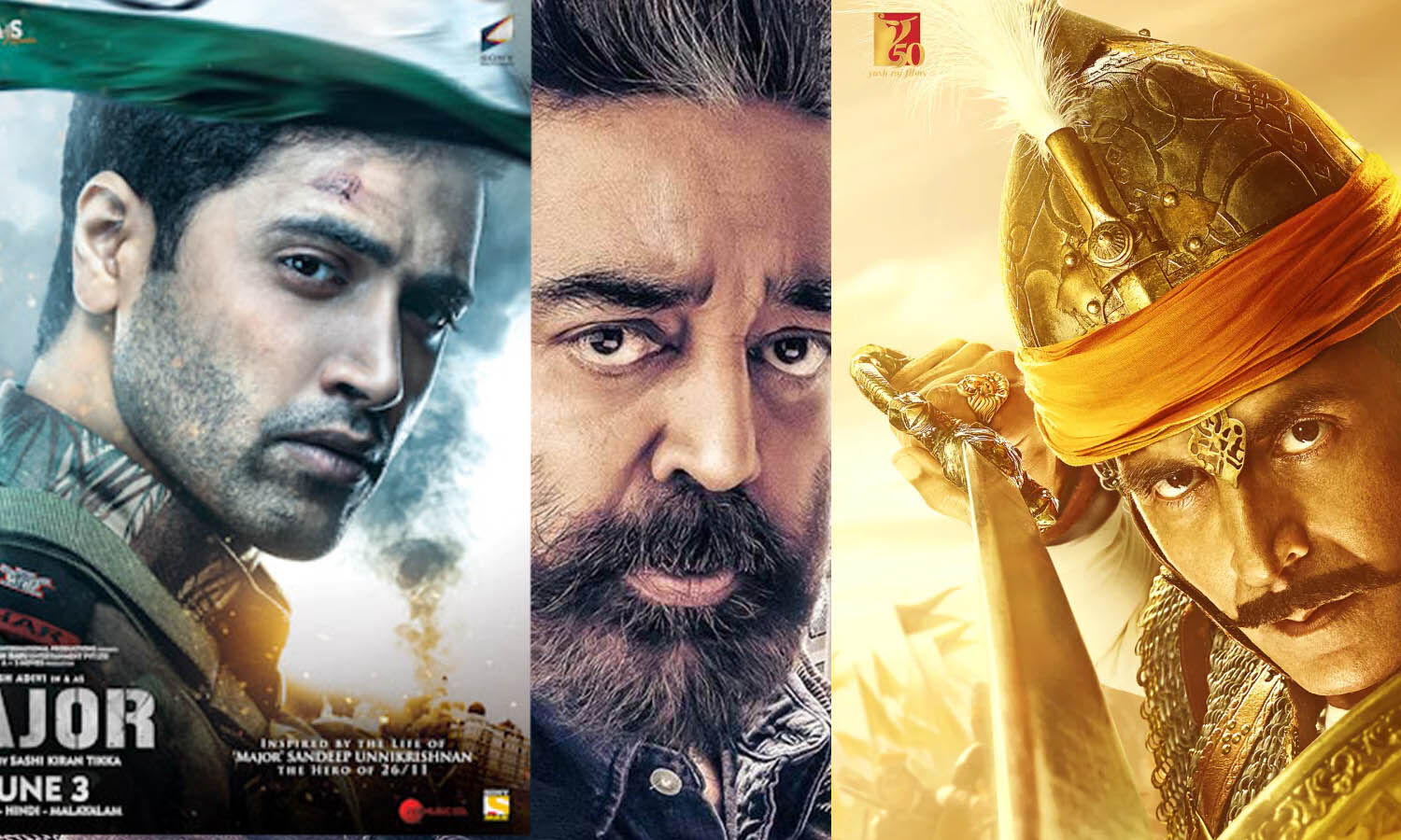 Kamal Hassan's Vikram Dominance on Akshay Kumar's Pruthvi Raj and Adavi ...