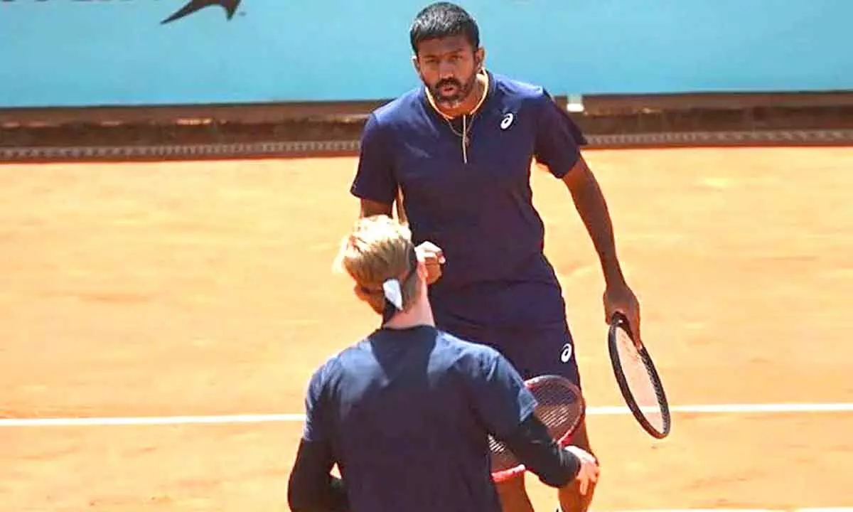 Bopanna-Middelkoop bow out of French Open