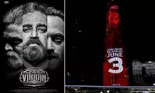 Kamal Haasans Vikram trailer lights up Burj Khalifa in Dubai