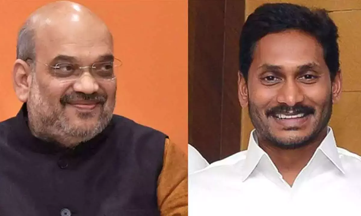 Union Home Minister Amit Shah and YS Jagan Mohan Reddy