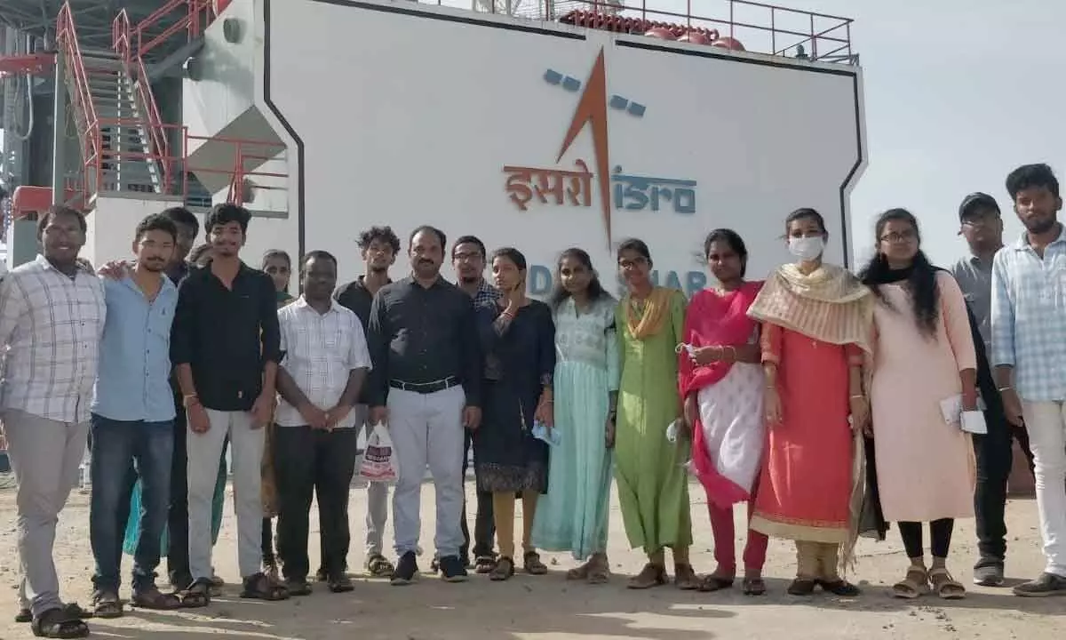 Vizianagaram: SITAM students visit ISRO station