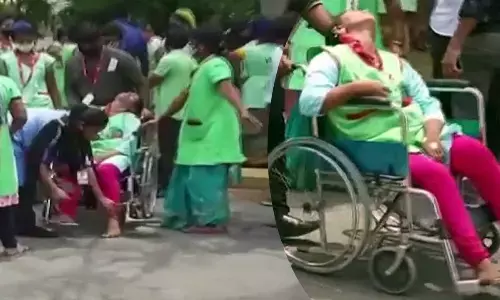 Several hospitalised due to gas leakage at a SEZ in Achuthapuram