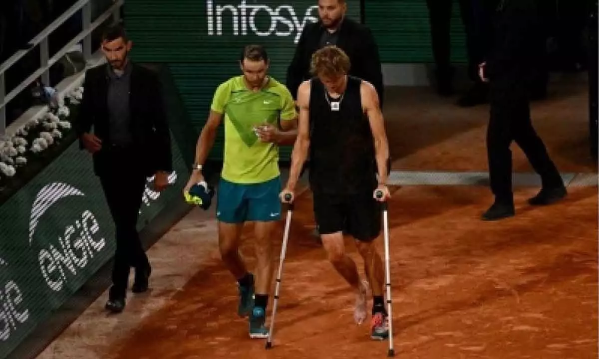 Tendulkar touched by Nadals gesture towards injured Zverev