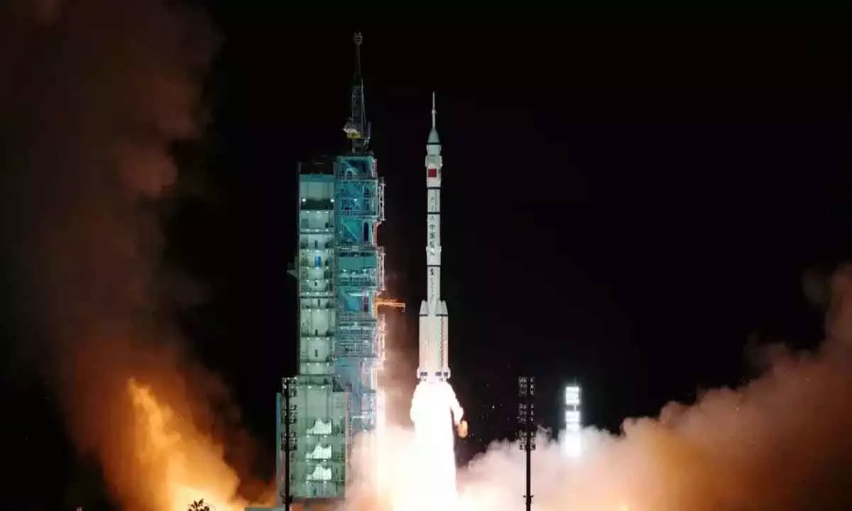 China launches 3 astronauts to complete space station construction