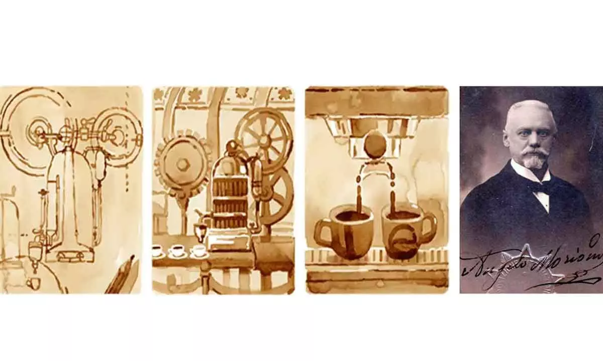 Google pays tribute to Angelo Moriondo, the Godfather of Espresso machines