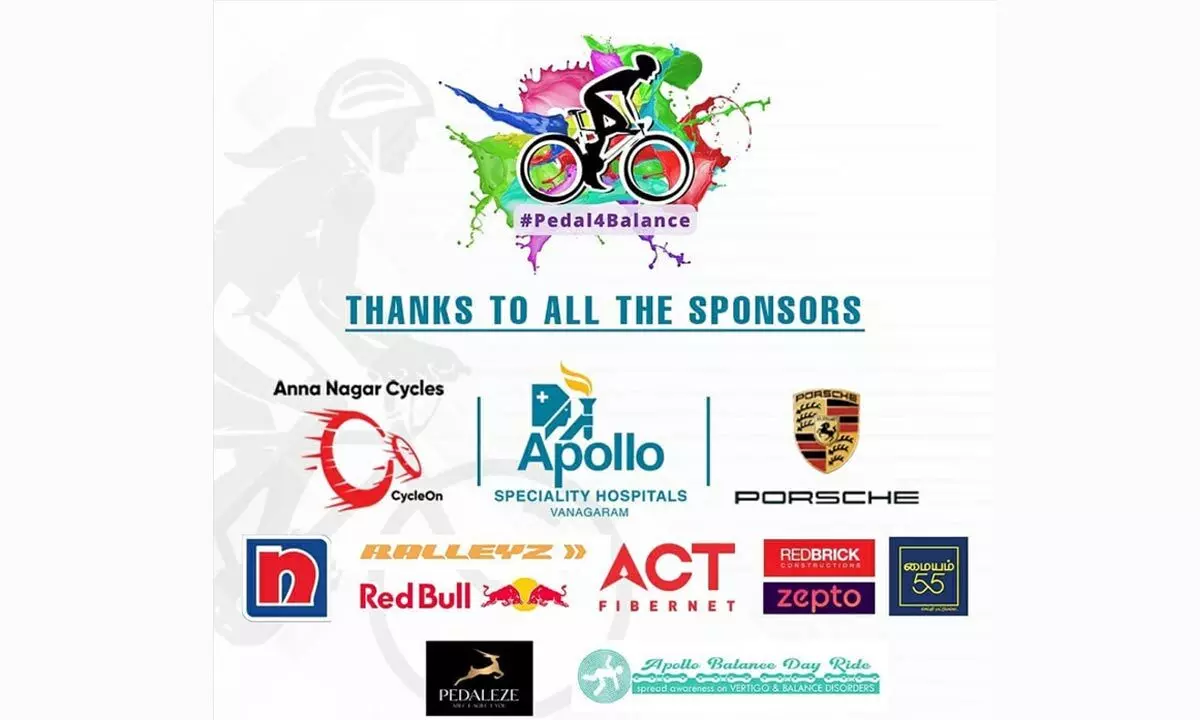 Cycle Rally Organised In Chennai To Raise Awareness About Vertigo