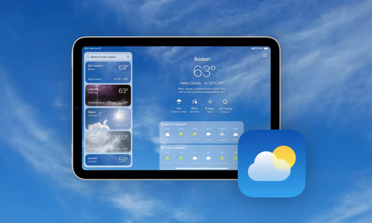 Apples Weather app is coming to the iPad