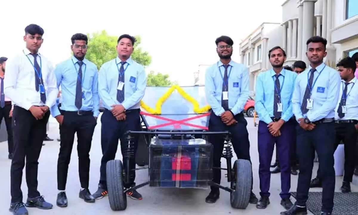 Six students design EV Buggy