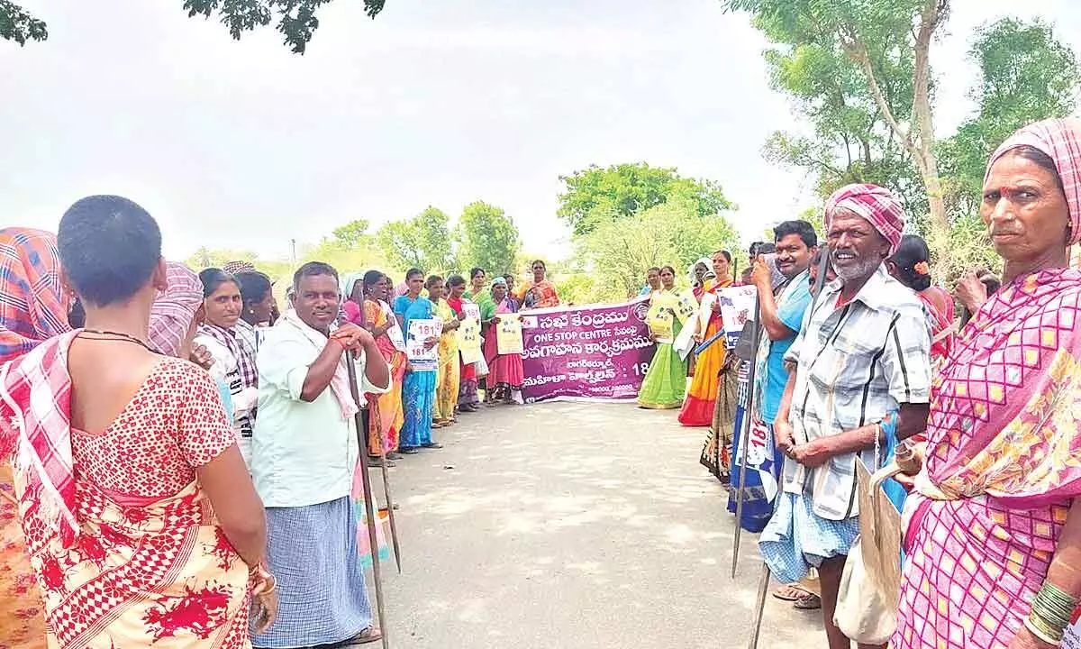 Take up Palle Pragathi works with commitment, officials told