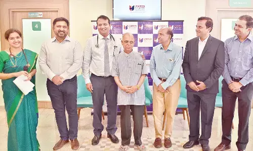 70-yr-old patient felicitated by Bengaluru hospital doctors