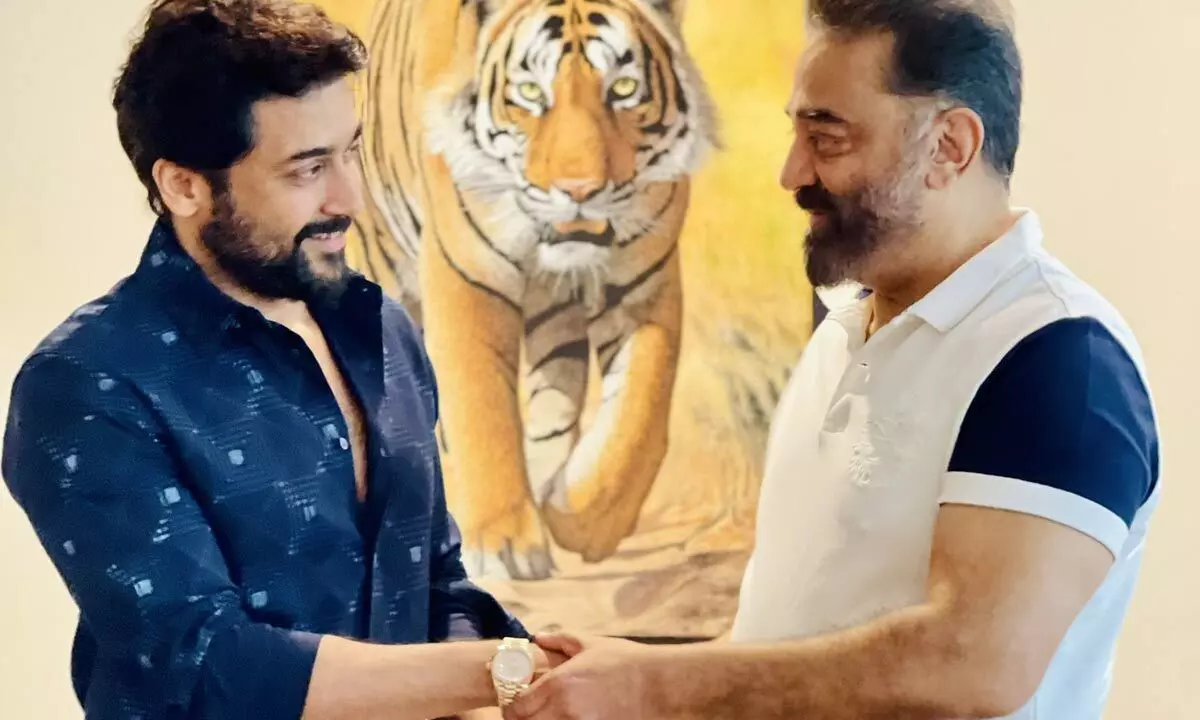 Suriya Thanks Kamal Haasan For Gifting A Rolex Watch Post Vikram Movie Success