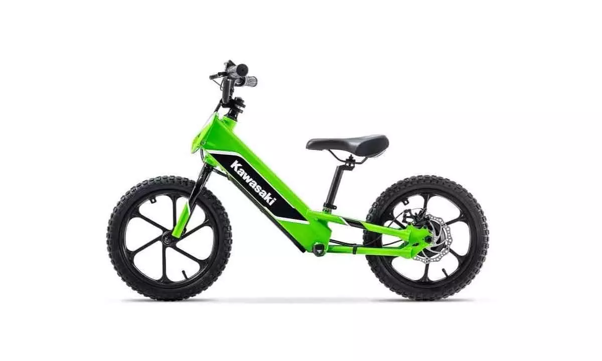 The above bike is a balance bike and it is targeted at kids hoping onto a two-wheeler for the 1st time. Well, it also marks, Kawasaki’s entry into the EV domain.