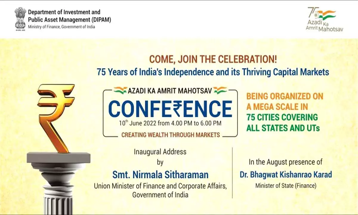 DIPAM to organise Conference on “Creating wealth through markets”
