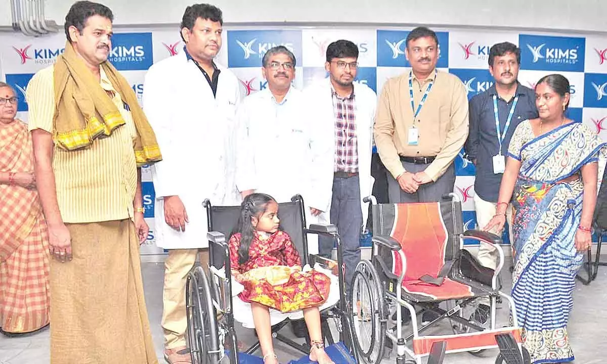 Prakasam: KIMS saves girl with rare disease