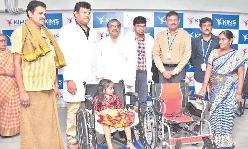 Prakasam: KIMS saves girl with rare disease