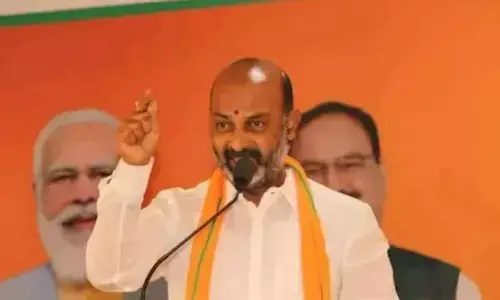 Telangana BJP president Bandi Sanjay