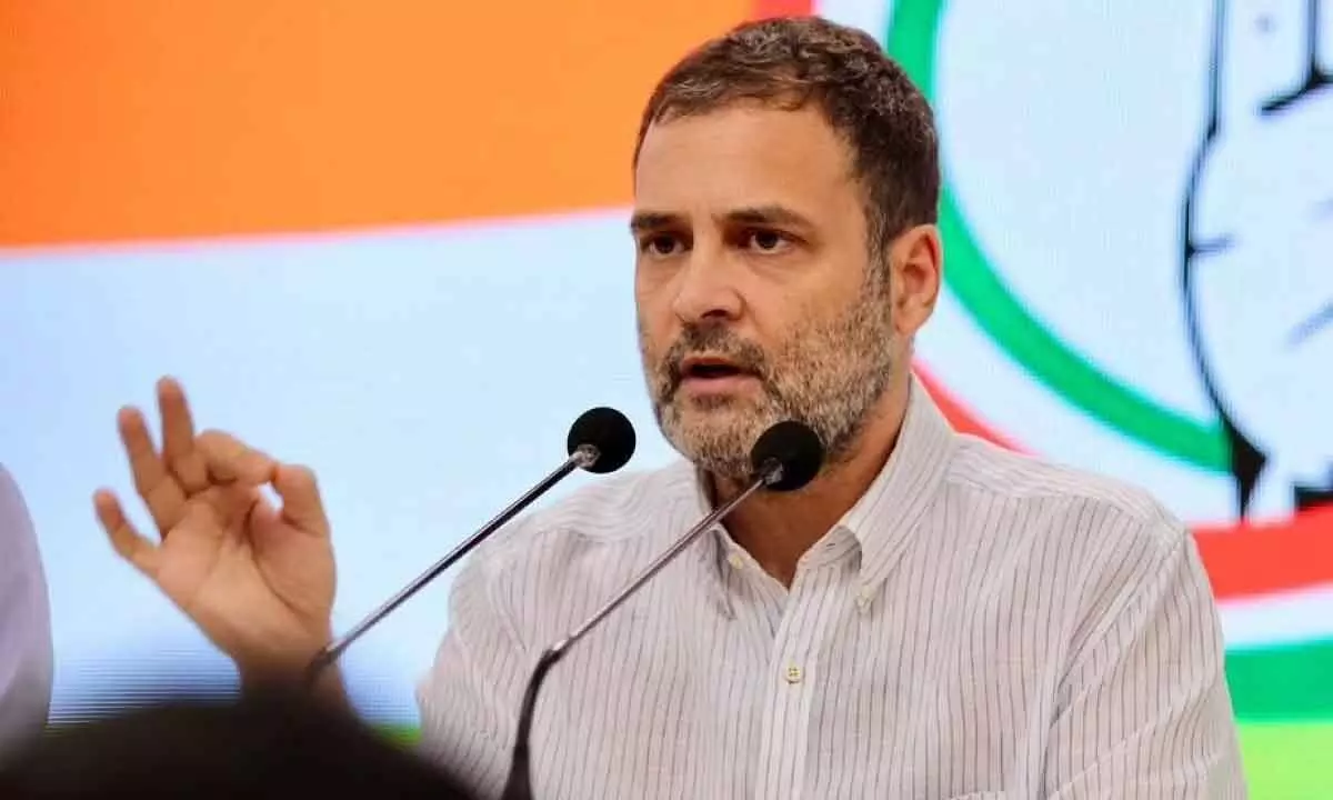 Govt betraying country: Rahul on Chinese infra development near Ladakh