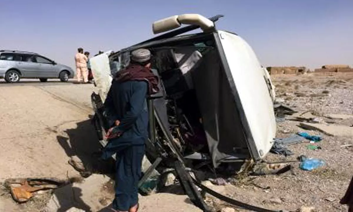 10 Afghans killed in mini-bus accident