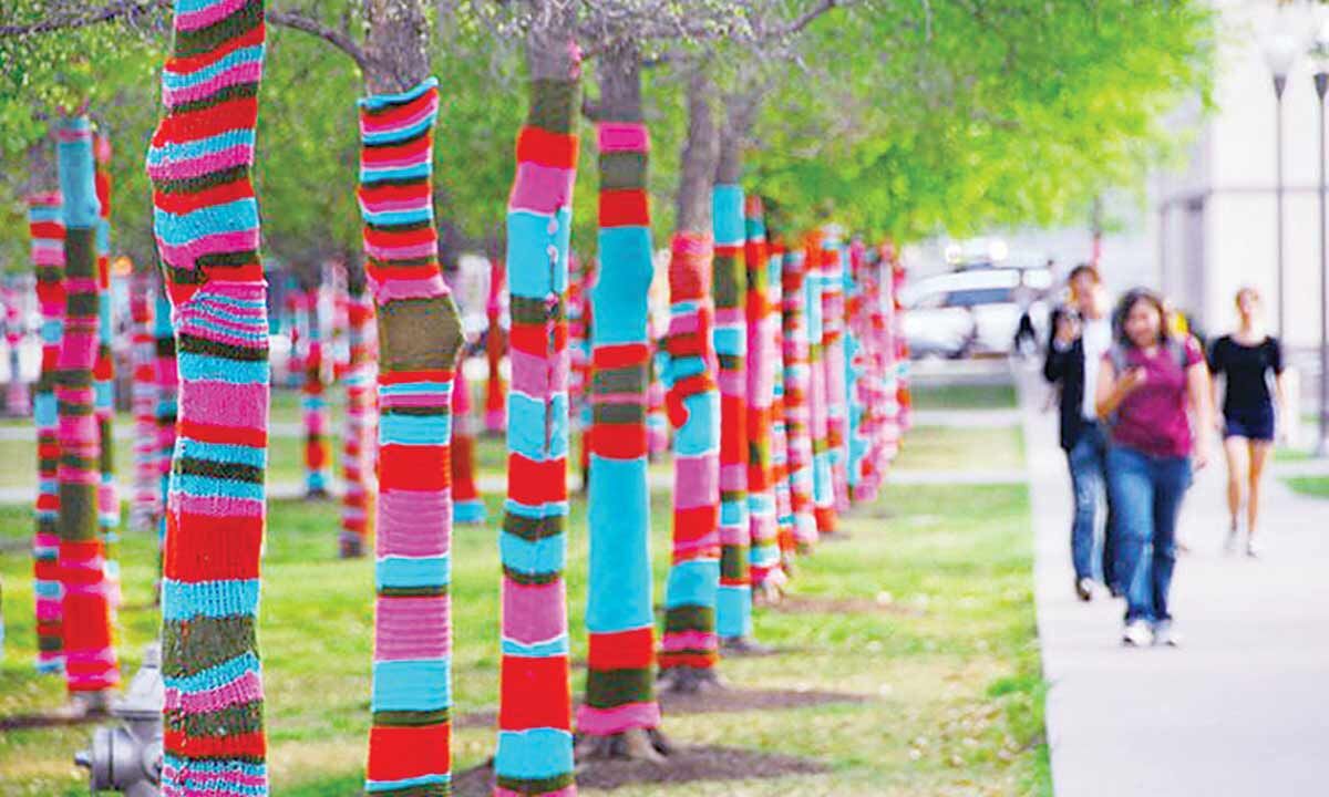 International Yarn Bombing Day