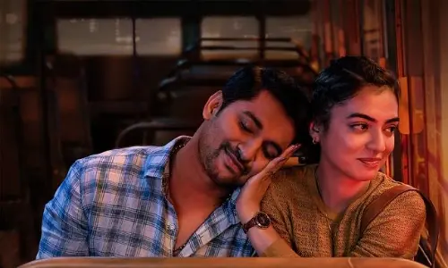 Actress Nivetha Thomas Watches Nanis Ante Sundaraniki at AMB cinemas