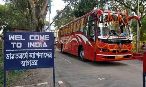 Agartala-Kolkata bus service via Dhaka resumes after two years