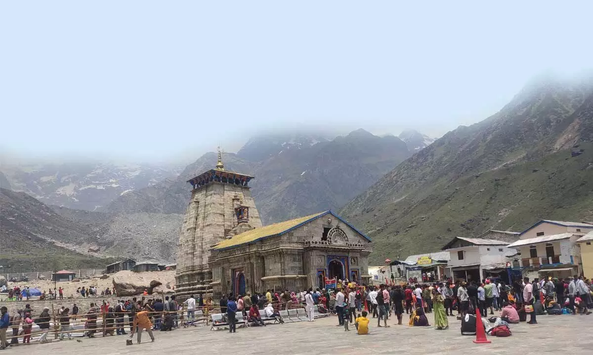 Heavy influx of pilgrims at Kedarnath