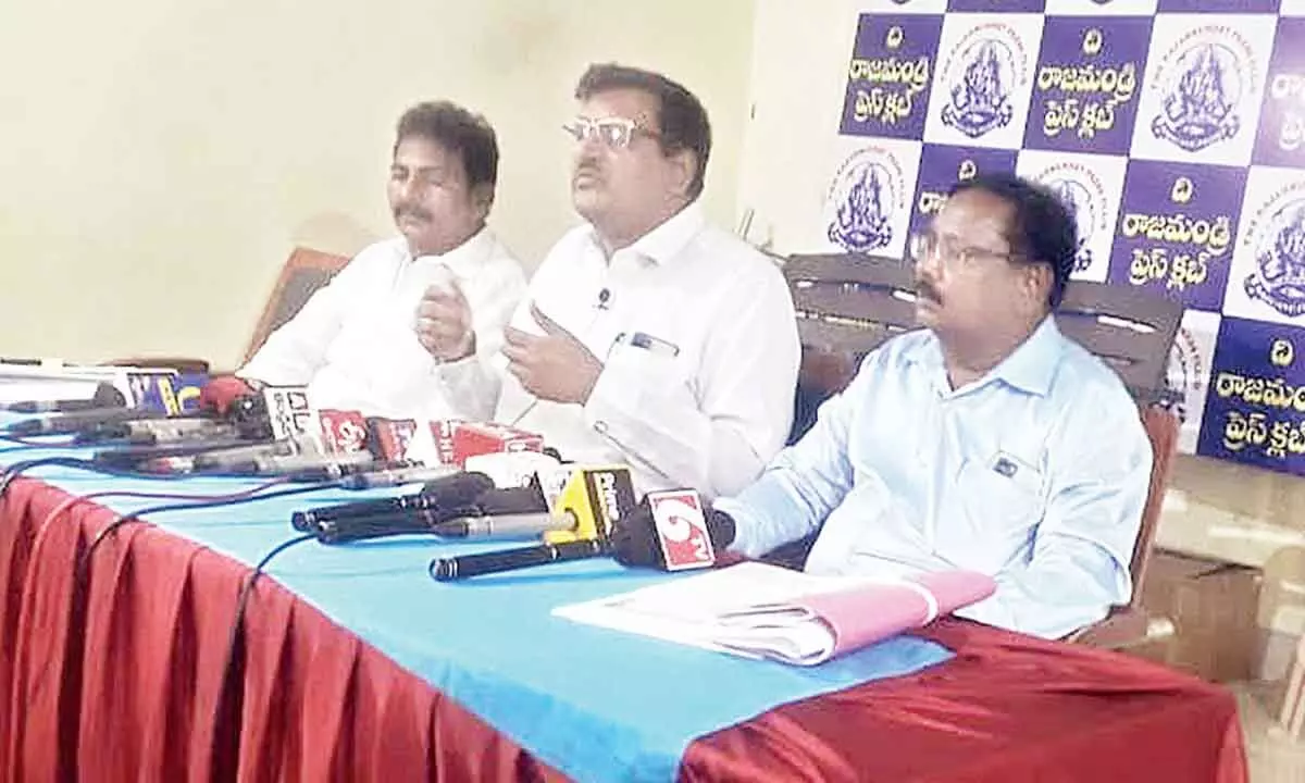 Muppalla Subbarao state president of the Civil Rights Association, and Dalit leaders were speaking at the press conference in Rajahmundry on Saturday
