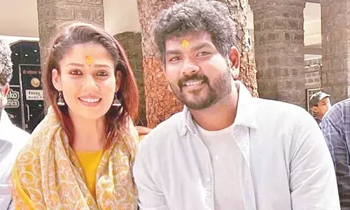 Film director and actor Vignesh Sivan and actress Nayanthara