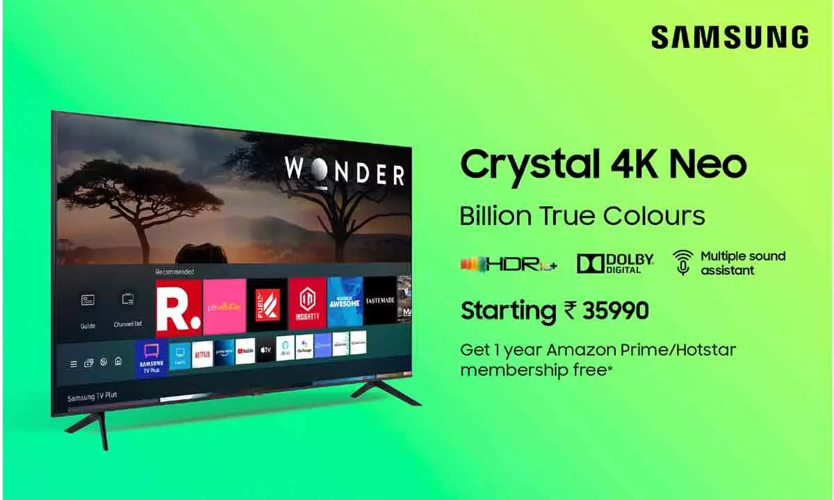Samsung Launches Crystal 4K Neo TV That Offers Incredible Picture & Sound Quality