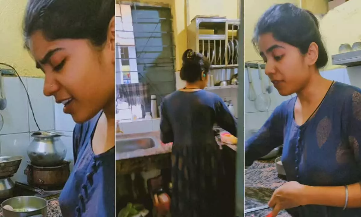 Watch The Trending Video Of Woman Singing Pasoori While Working In Kitchen