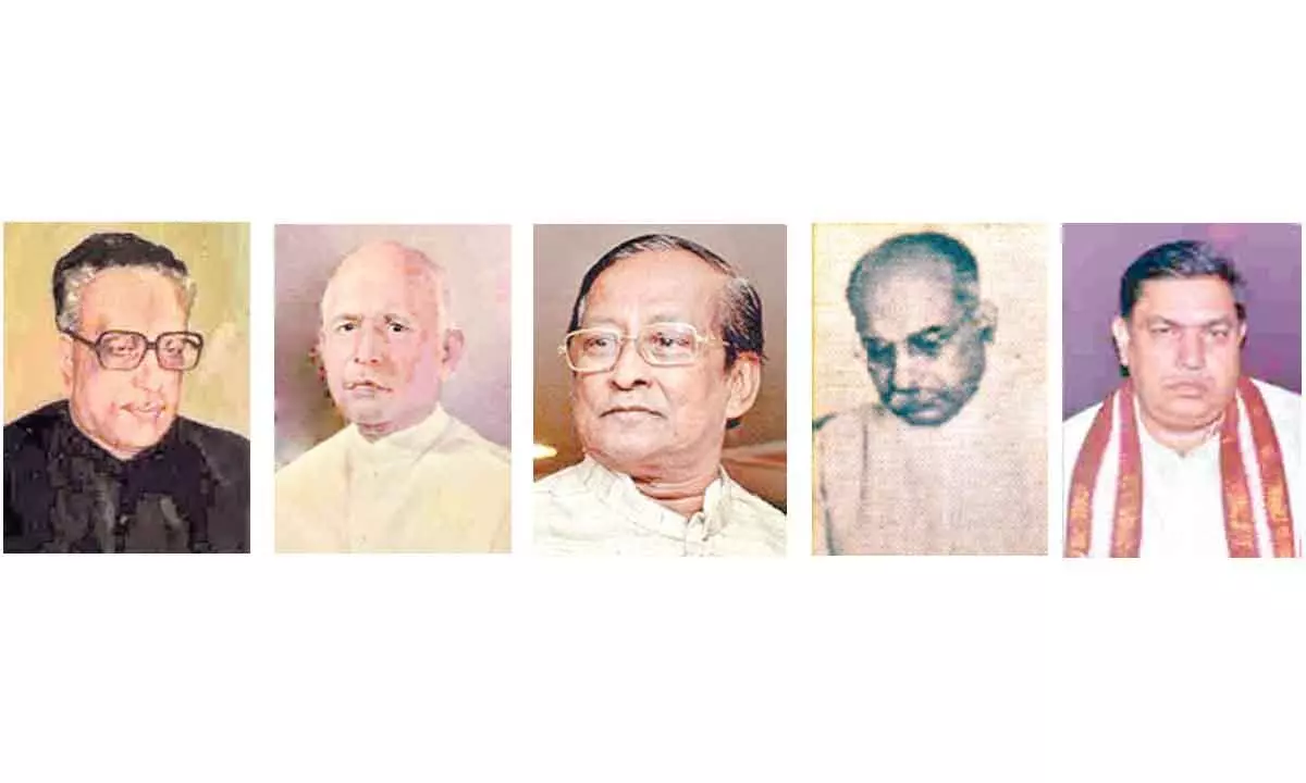 Somnath Rath; Lingaraj Panigrahi; Surya N Patra; Lalmohan Patnaik; Chintamani Dyan Samantray(From Left to Right)
