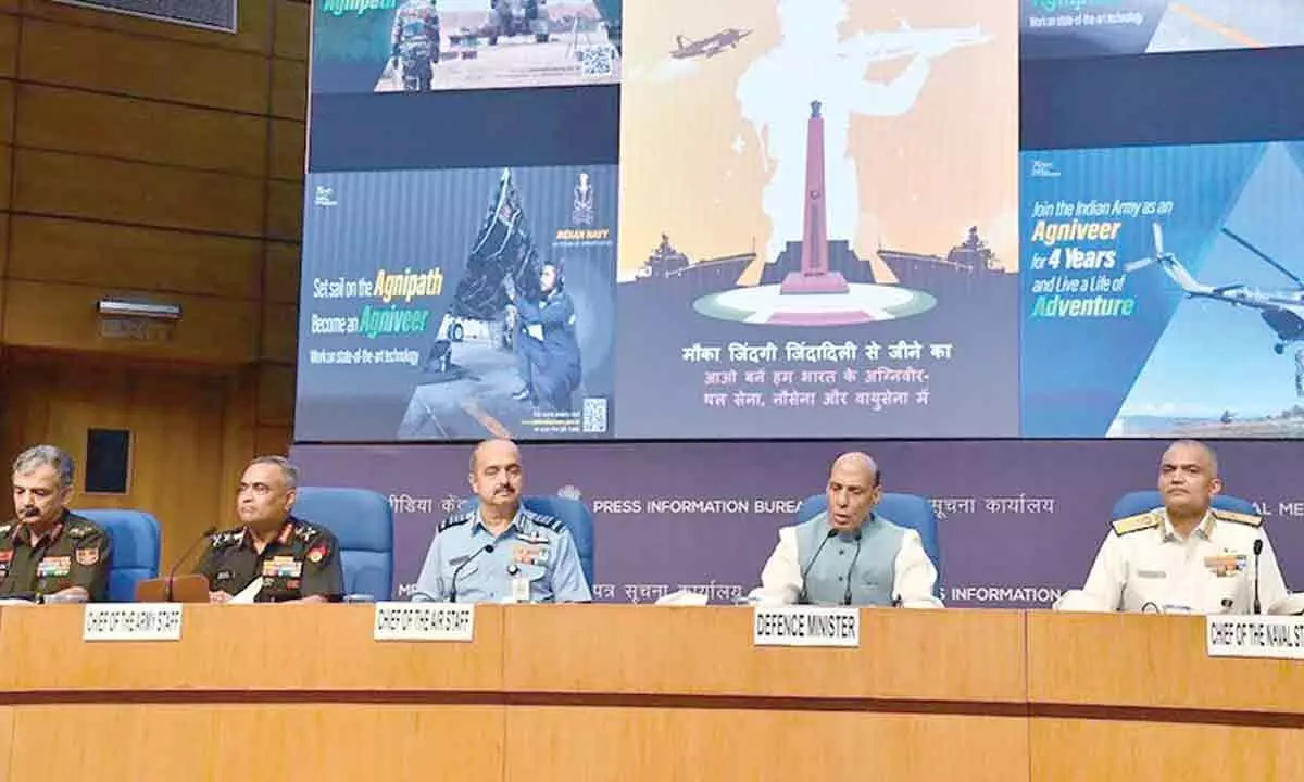 Centre unveils radical changes in recruitment of soldiers