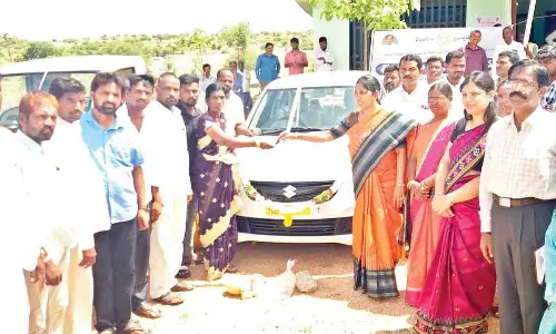 Congress leaders staging a protest in Kottakota on Tuesday
