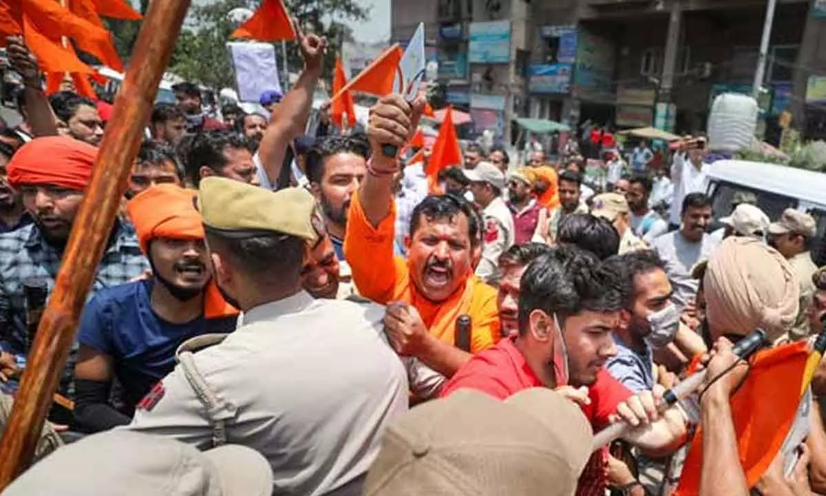 Hyderabad: Bajrang Dal activists to protest today
