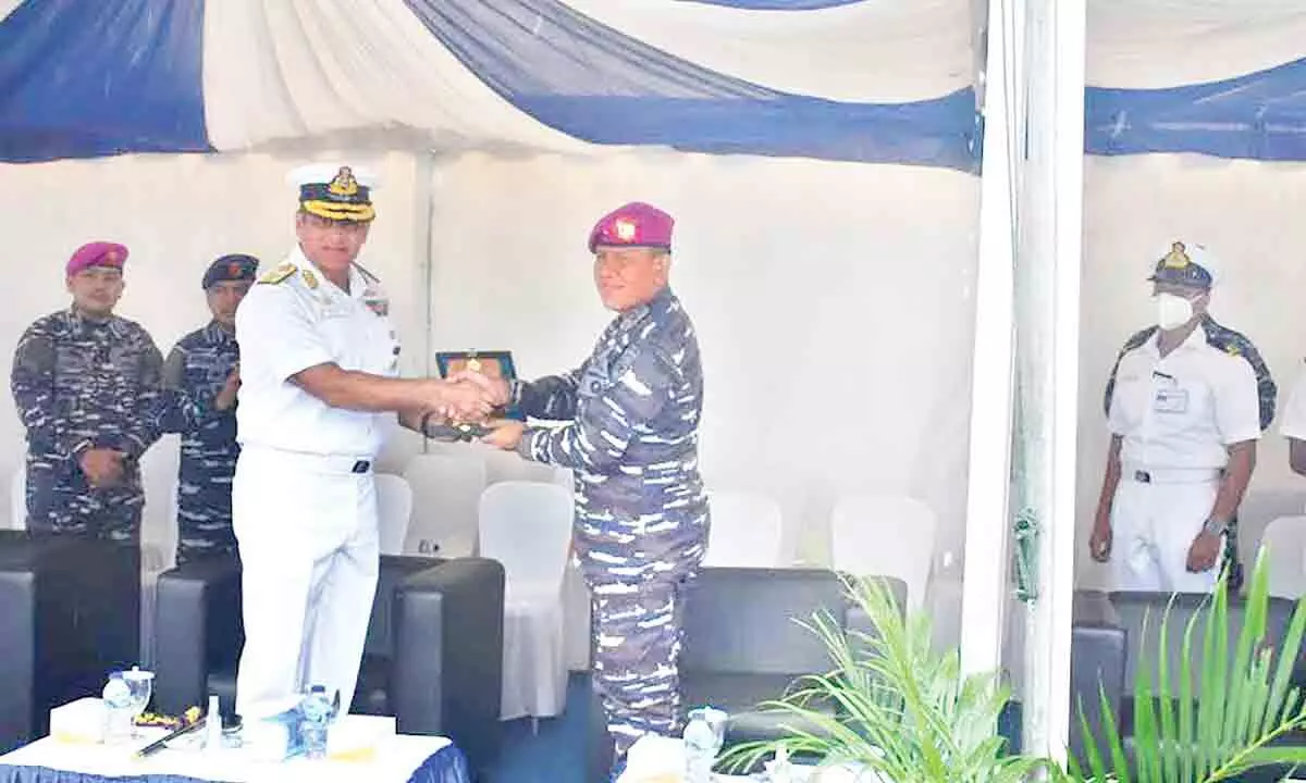 Indian ships set out on a visit to Indonesia to strengthen bilateral ties