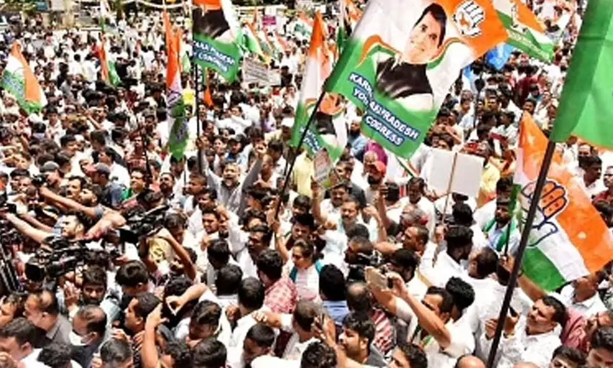 Congress protests: A mockery of democracy