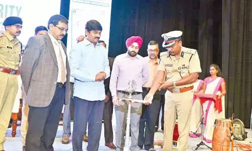 Visakhapatnam City police organises a seminar on ‘Cyber Security and National Security’ at the VMRDA Childrens Arena