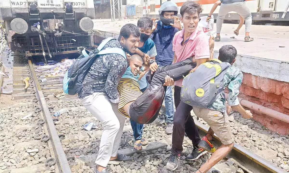 Hyderabad: Injured protestors undergoing treatment at Gandhi Hospital