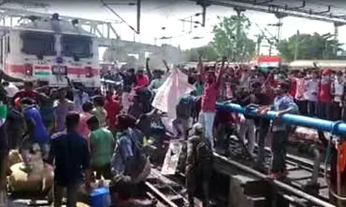 Agnipath fire reached Hyderabad