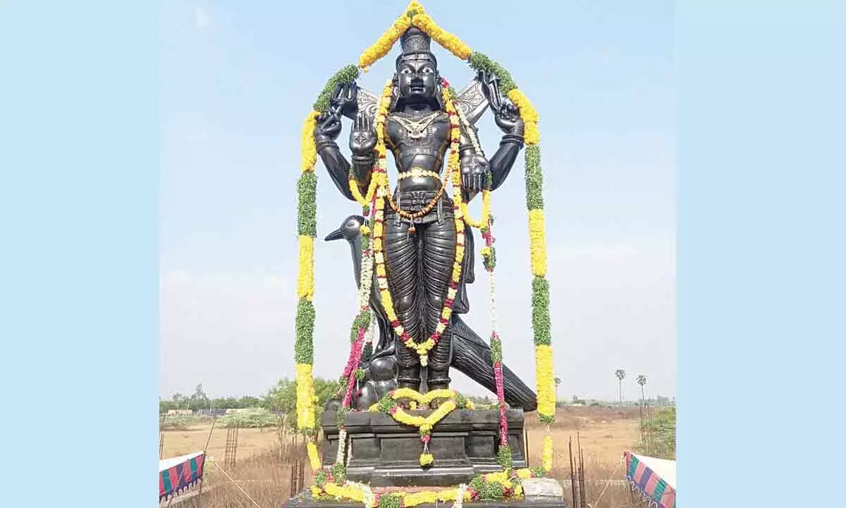 Worlds largest Shani statue in Sangareddy