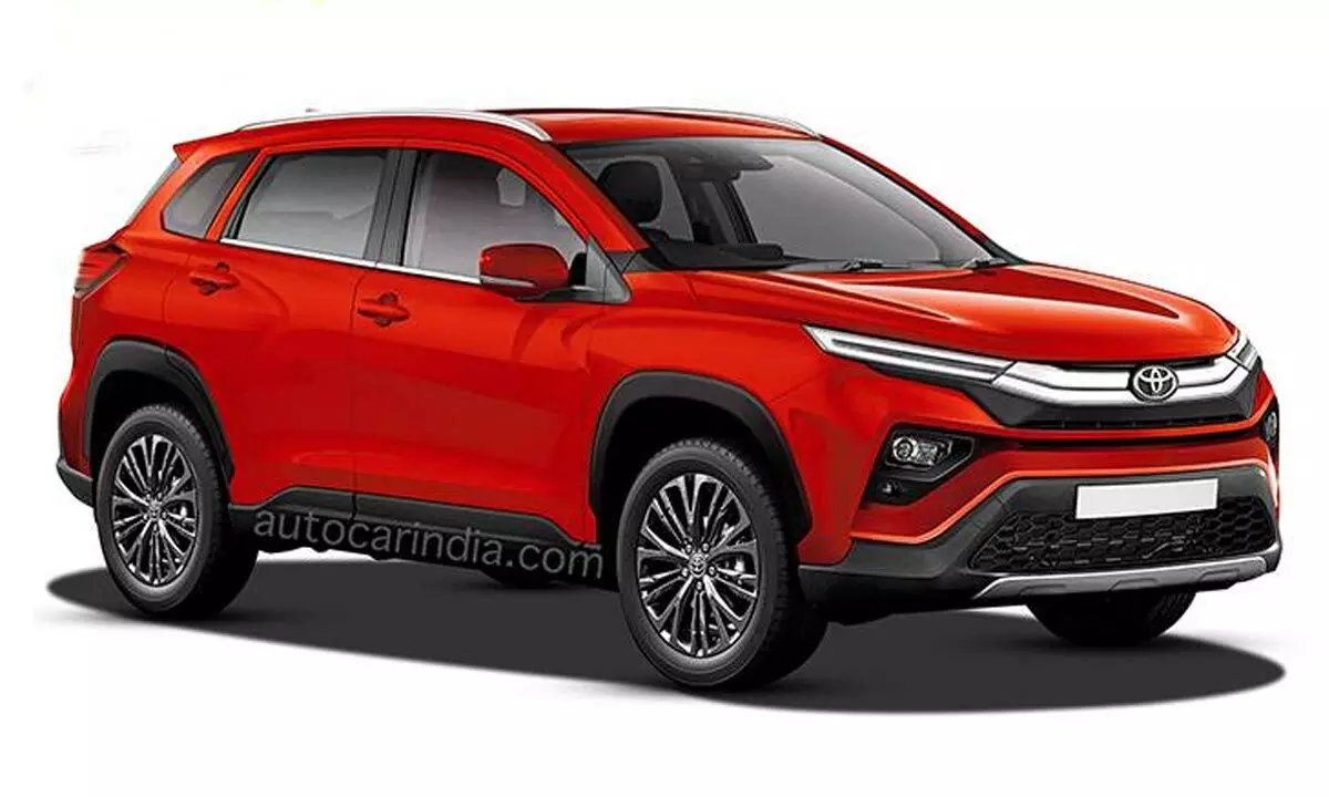 Toyota’s upcoming mid-size SUV, is more likely to be called the Urban Cruiser Hyryder, global launch has been planned for this vehicle and it would shown for the very first time on 1st July,2022.