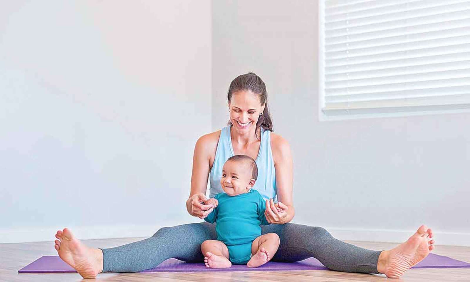 Only 7% of mothers actually practise prenatal or postnatal yoga