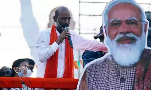 Telangana State BJP president Bandi Sanjay Kumar