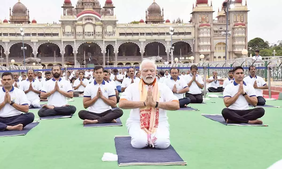 Yoga brings individual, world peace, says PM Modi