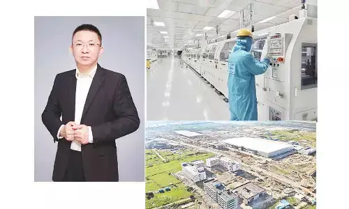 TCL India GM Abell Jiang. The company manufactures TVs, phone panels