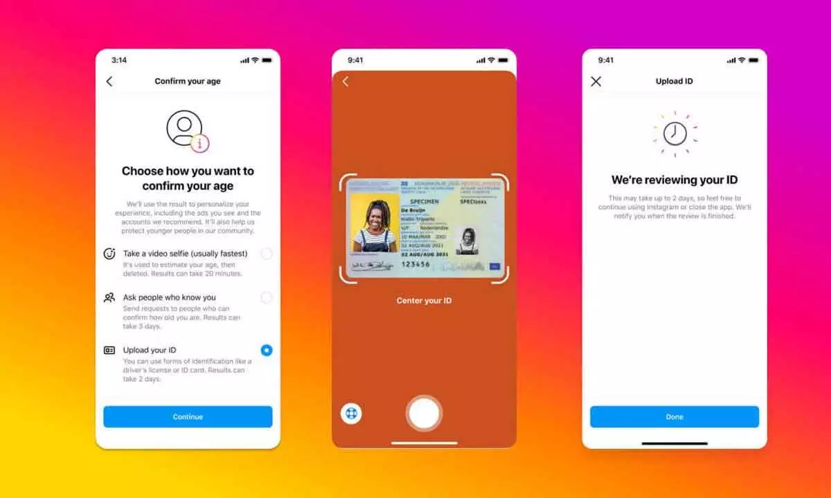 Instagram to ask for your selfie video for age verification