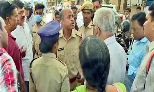 Tension grips at Abids Aurora College due to delay in JEE Main Exams